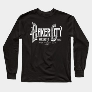 Vintage Baker City, OR Long Sleeve T-Shirt